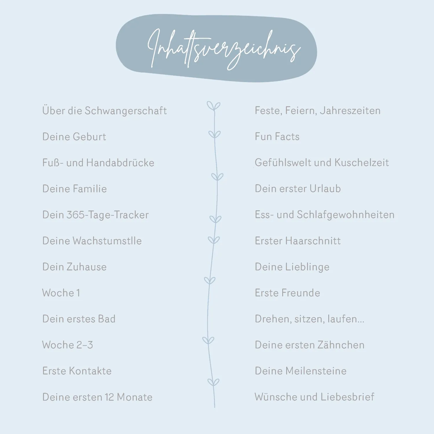 MeinBaby123 Dein erstes Jahr Babyalbum blau