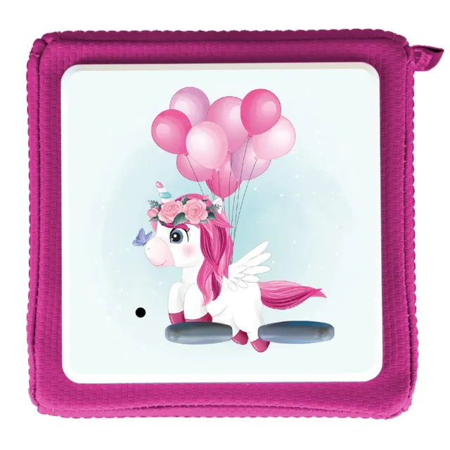 MeinBaby123 Toniebox Schutzfolie Sticker Einhorn Luftballons