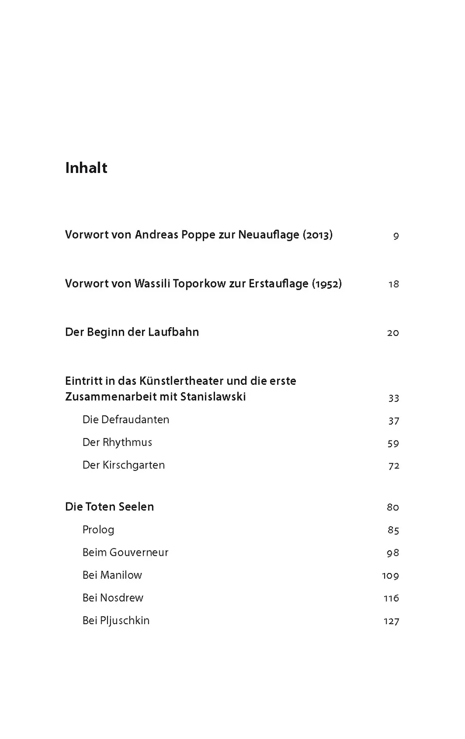 Seemann Henschel Stanislawski bei der Probe Buch Poppe