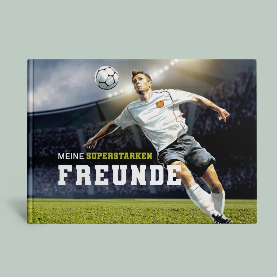 MeinBaby123 Freundebuch Fußball Hardcover 26 Freunde
